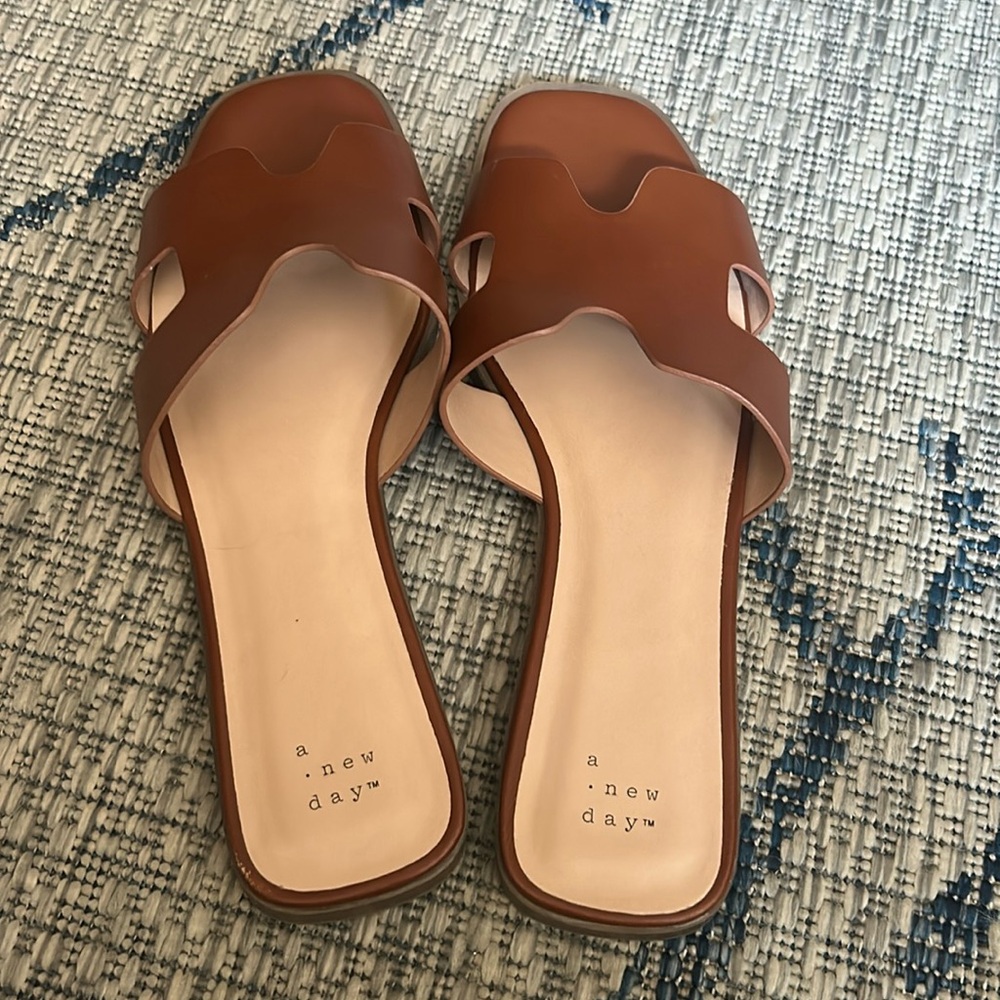 A new Day Slip On Sandal in Brown.